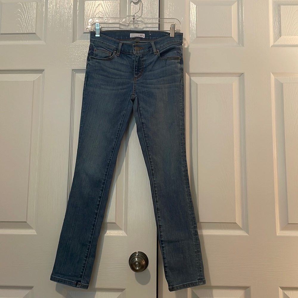 LOFT Skinny Crop Medium Wash Jeans
